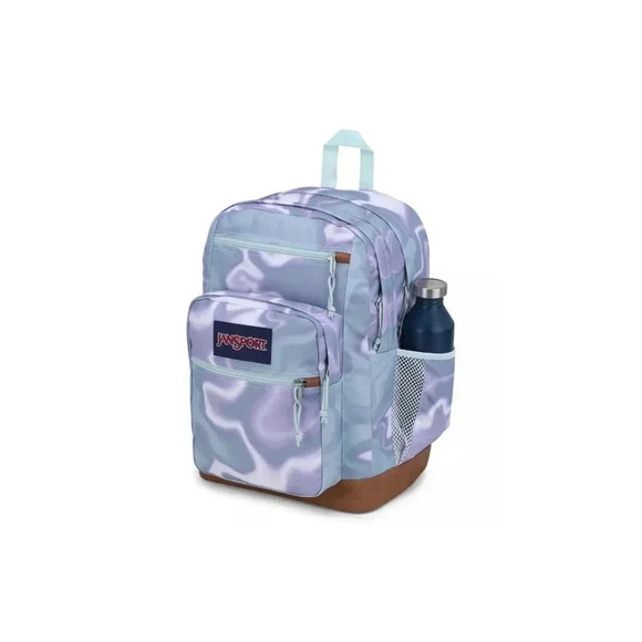 Jansport Cool Student XL Backpack PLATINUM PUDDLES Synth Leather Base & Trim NWT - Picture 4 of 6